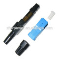 Fast connector MM SC 62.5 fiber optic connector / SC upc field assembly fiber fast connector